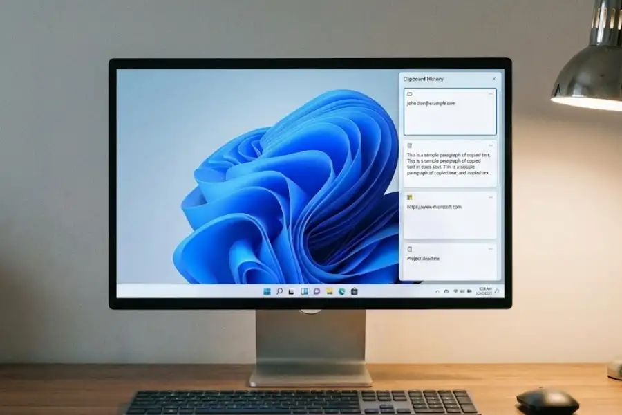 The Windows Clipboard Trick: How to Copy Multiple Items at Once (2026) 3 Clipboard History panel open on Windows showing list of recently copied text items