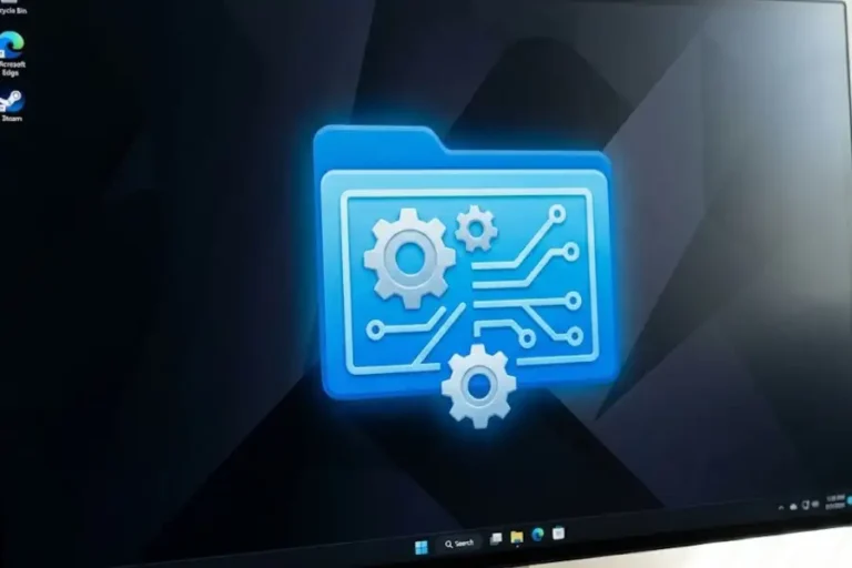 God Mode folder icon on Windows 11 desktop